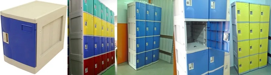 4 Tiers ABS Plastic Locker