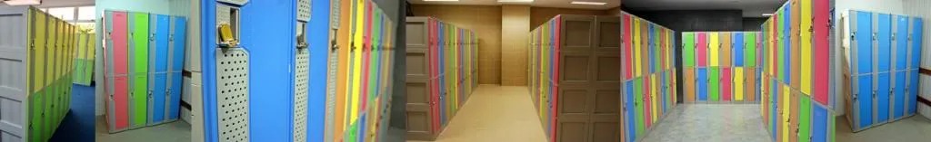 2 Tiers ABS Plastic Lockers